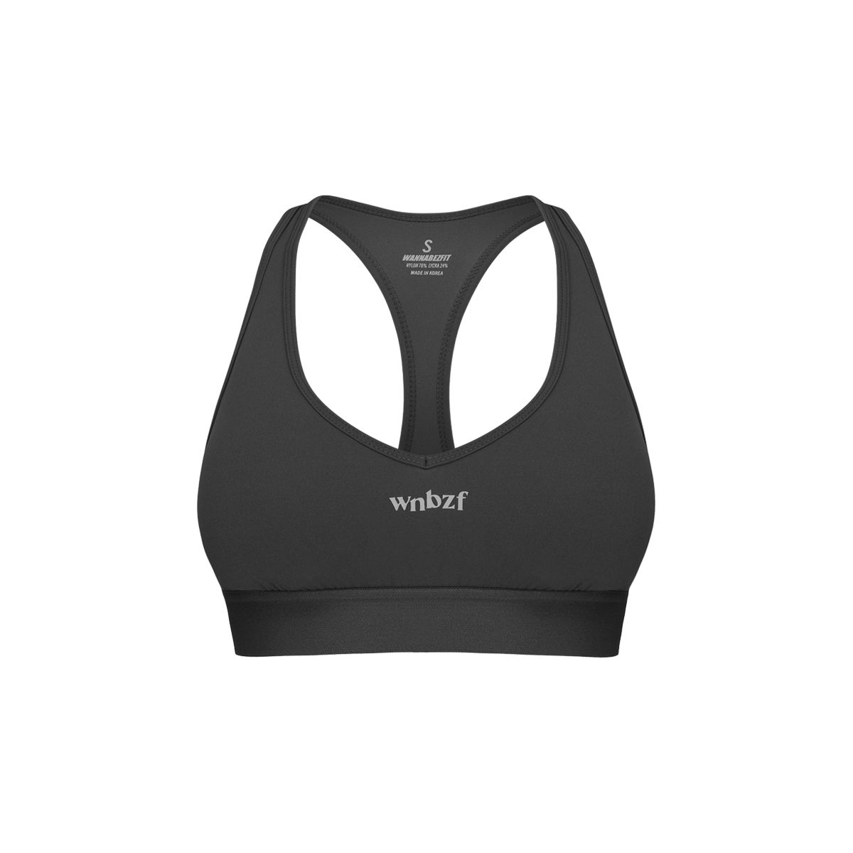 워너비즈핏(WANNABEZFIT) DEMI 브라탑 차콜