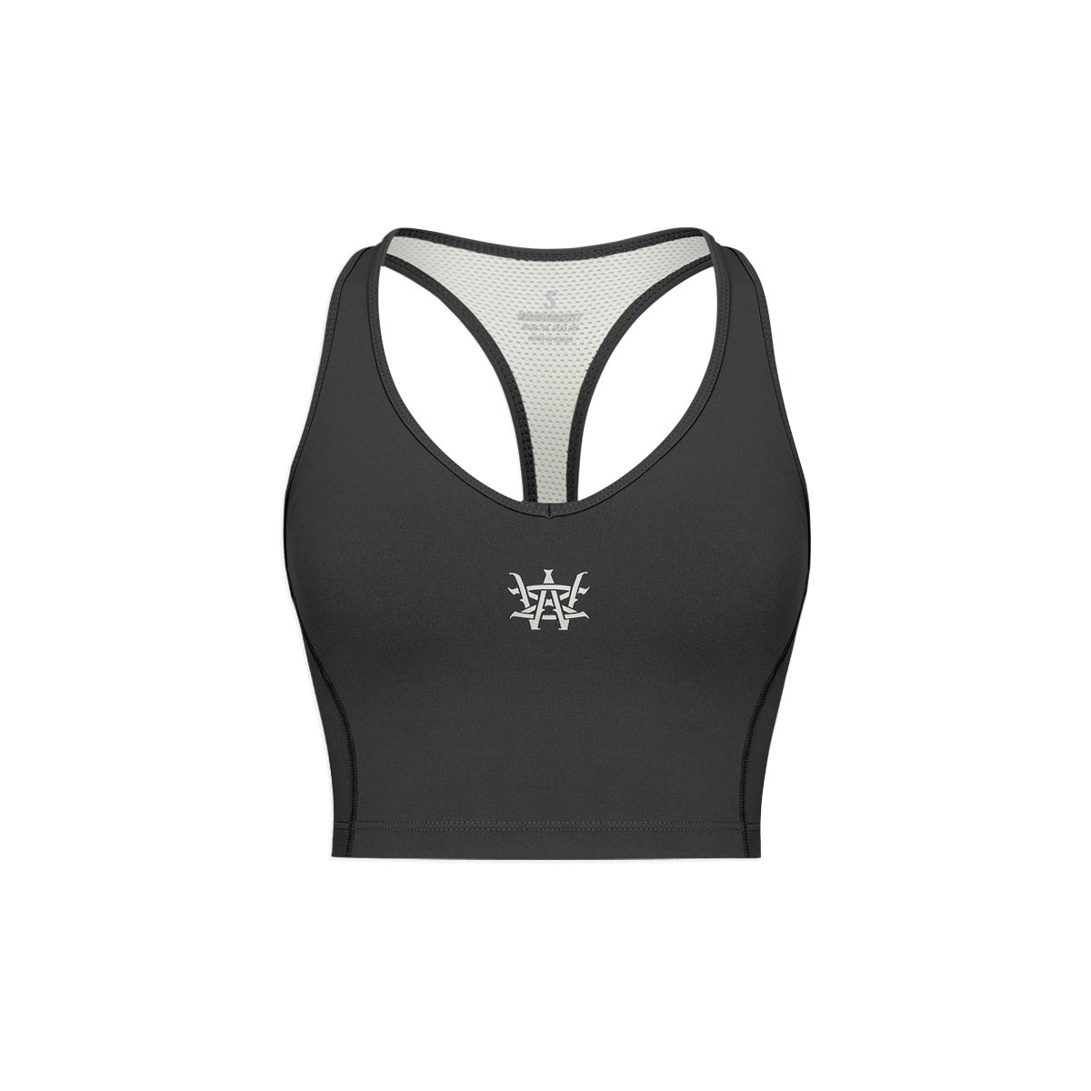 워너비즈핏(WANNABEZFIT) DEMI 피트니스탑 차콜