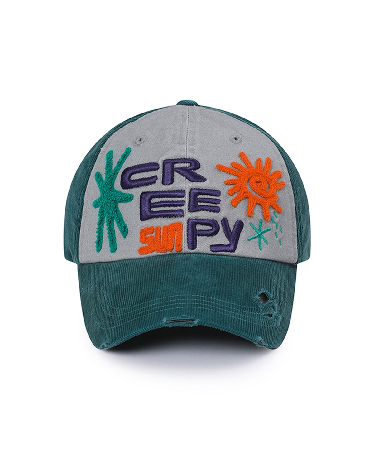 메인부스(MAINBOOTH) Creepy Sun Ball Cap(GREEN)