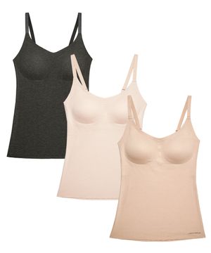 [3PACK] 써모라이트 모달 심리스 히트탑