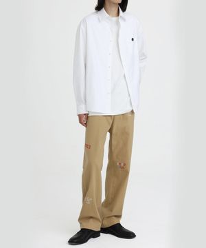 1011 EMBROIDERED CHINO PANTS