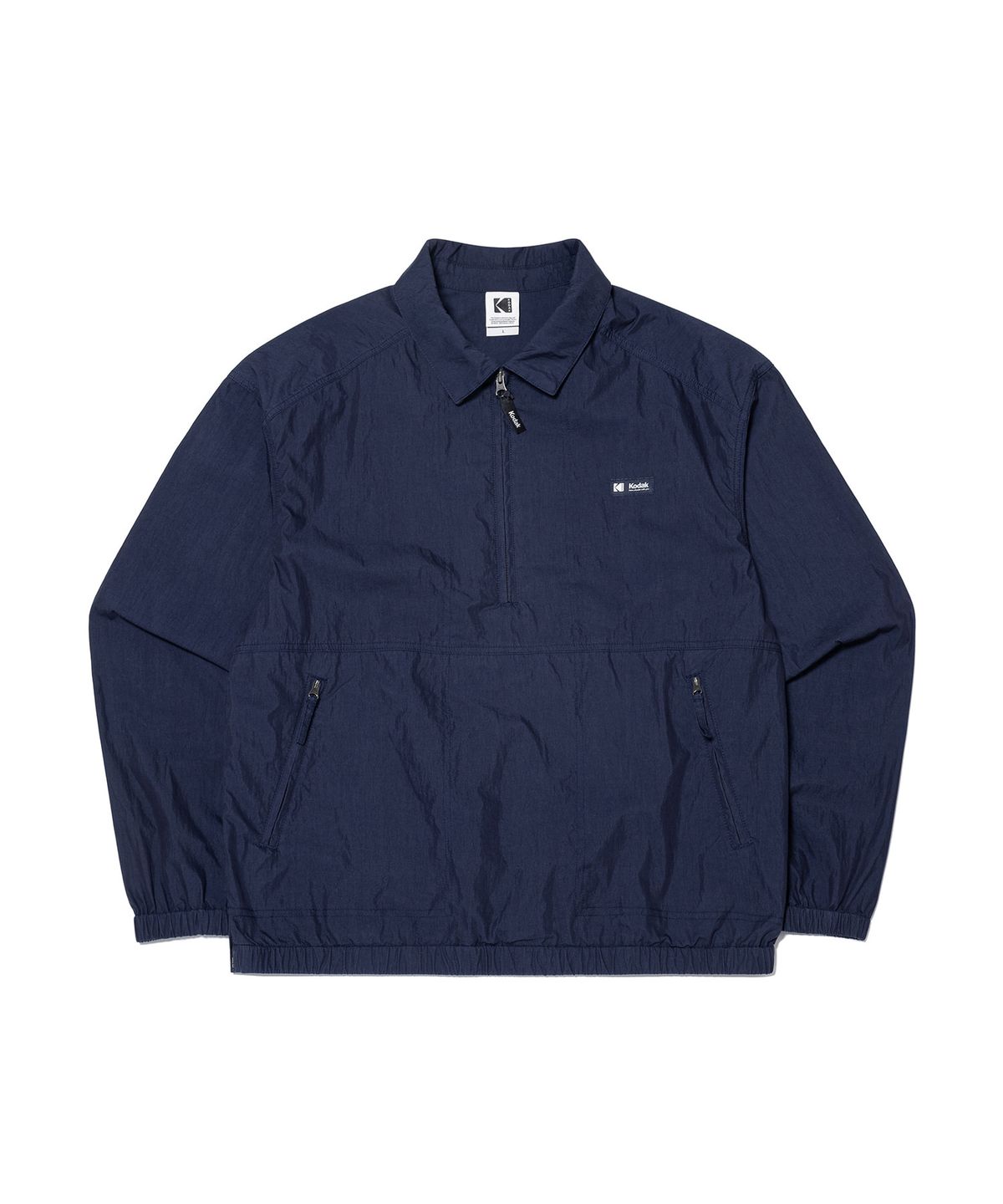 코닥(KODAK) 가먼트워싱 카라 아노락 자켓 NAVY