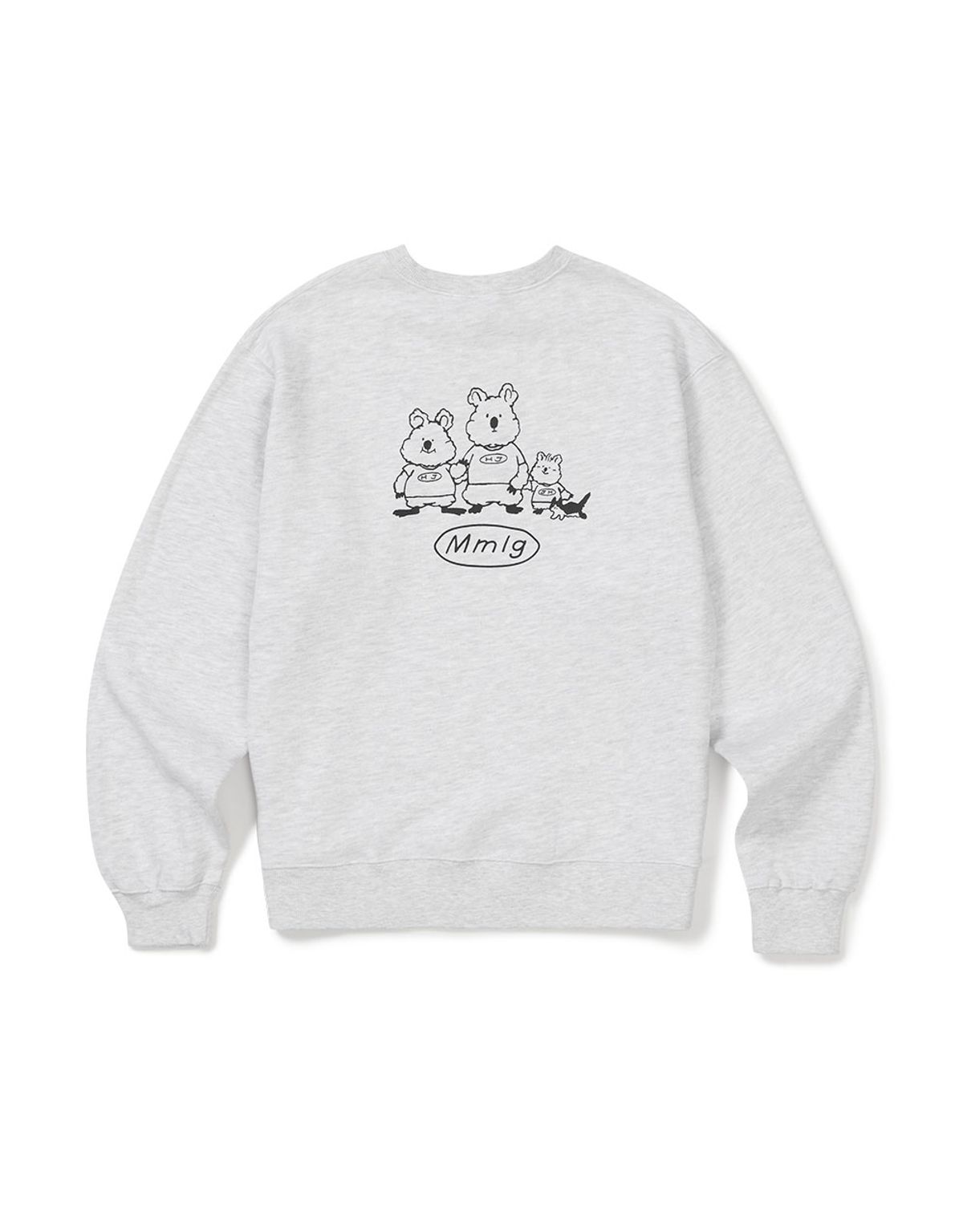 엠엠엘지(MMLG) [Mmlg] HJ FAMILY SWEAT (ASH GREY)