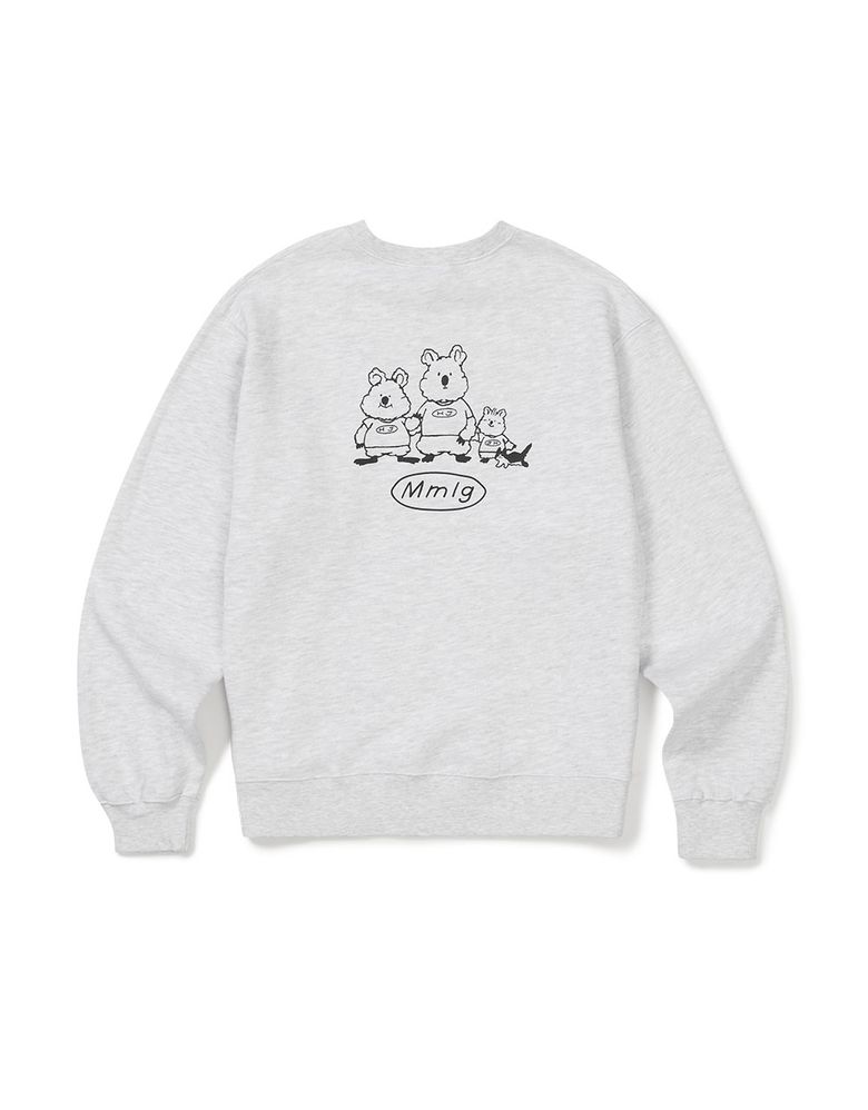 [Mmlg] HJ FAMILY SWEAT (ASH GREY)