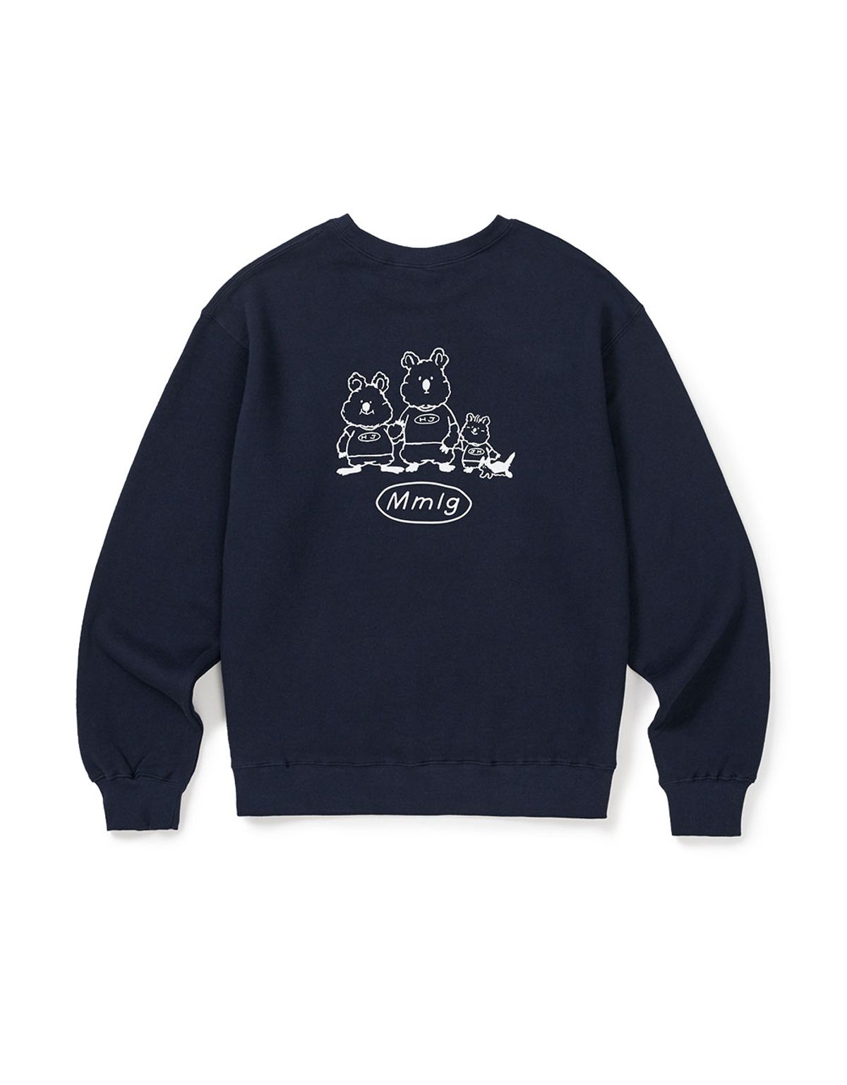 엠엠엘지(MMLG) [Mmlg] HJ FAMILY SWEAT (AUTHENTIC NAVY)