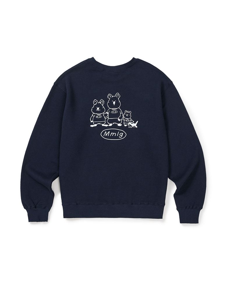 [Mmlg] HJ FAMILY SWEAT (AUTHENTIC NAVY)