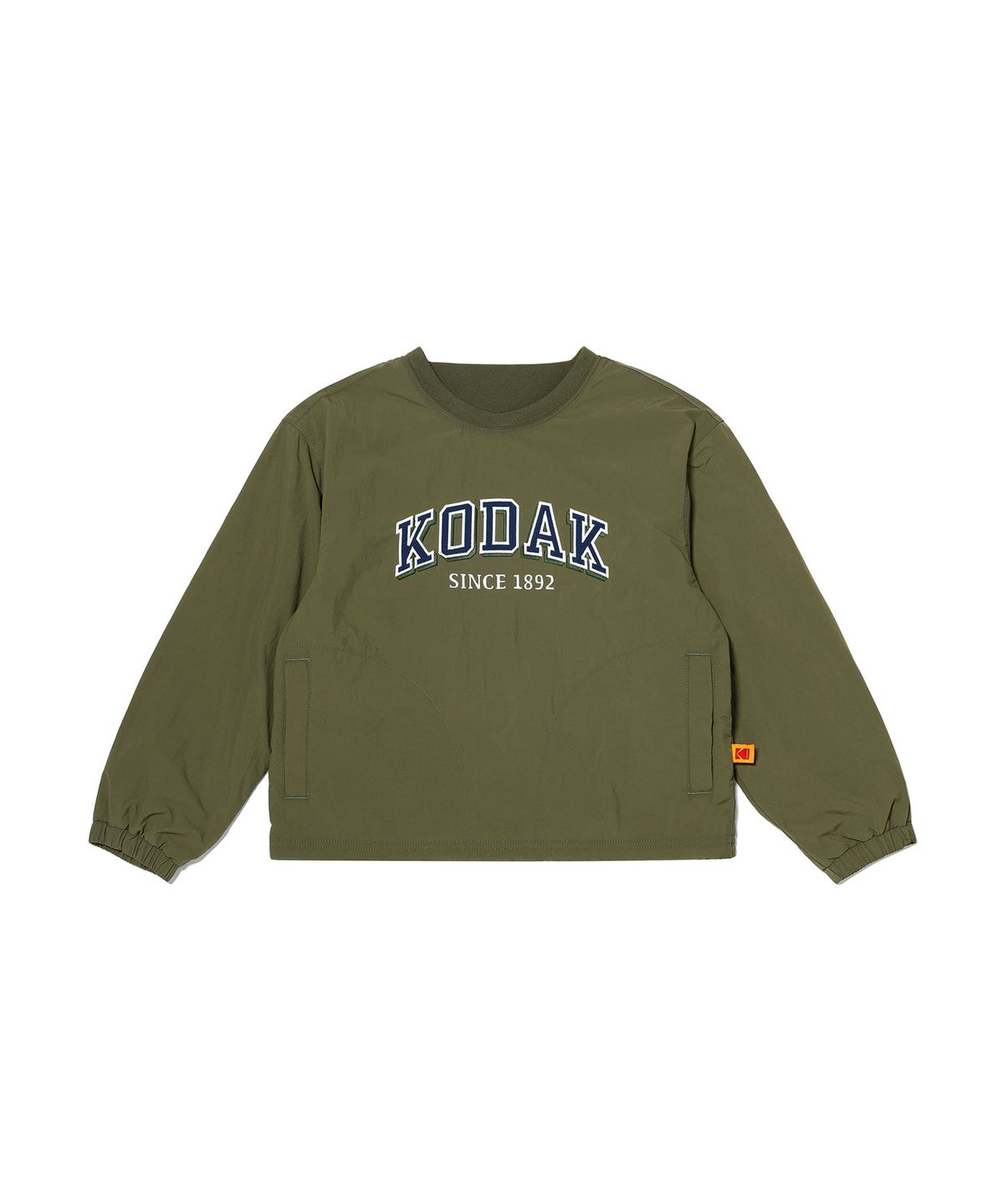 코닥 키즈(KODAK KIDS) 로고 우븐 피스테 키즈 KHAKI