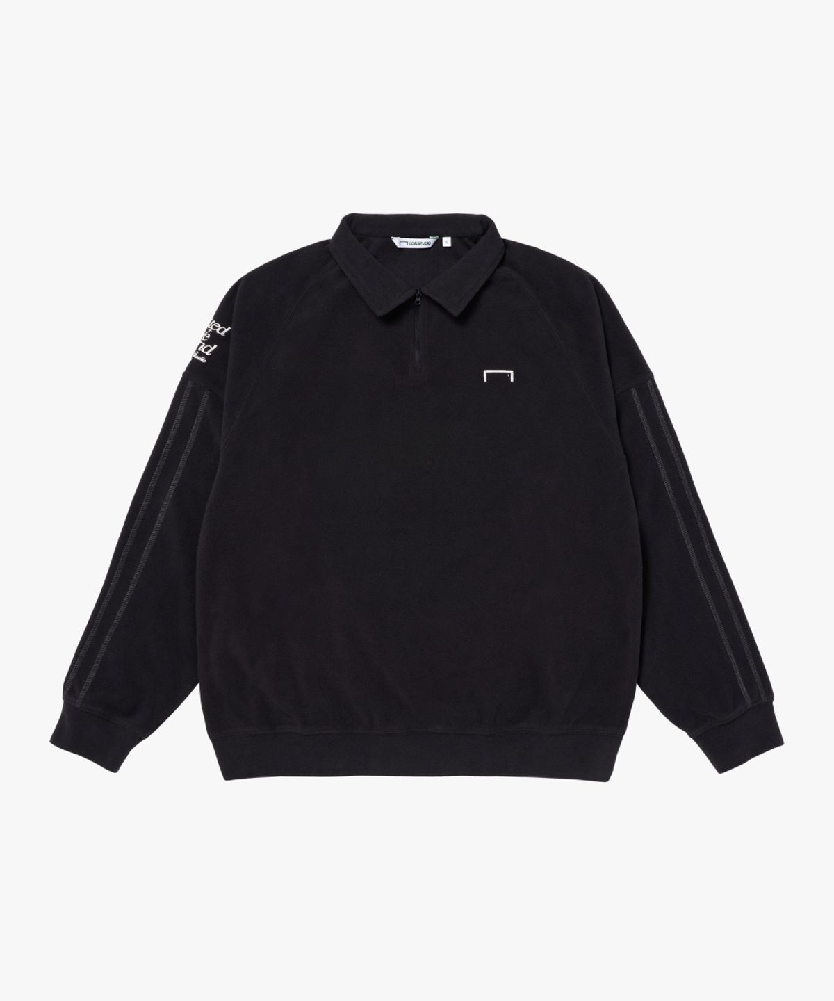 골스튜디오(GOALSTUDIO) STADIUM STITCH FLEECE POLO SHIRT-DARK NAVY