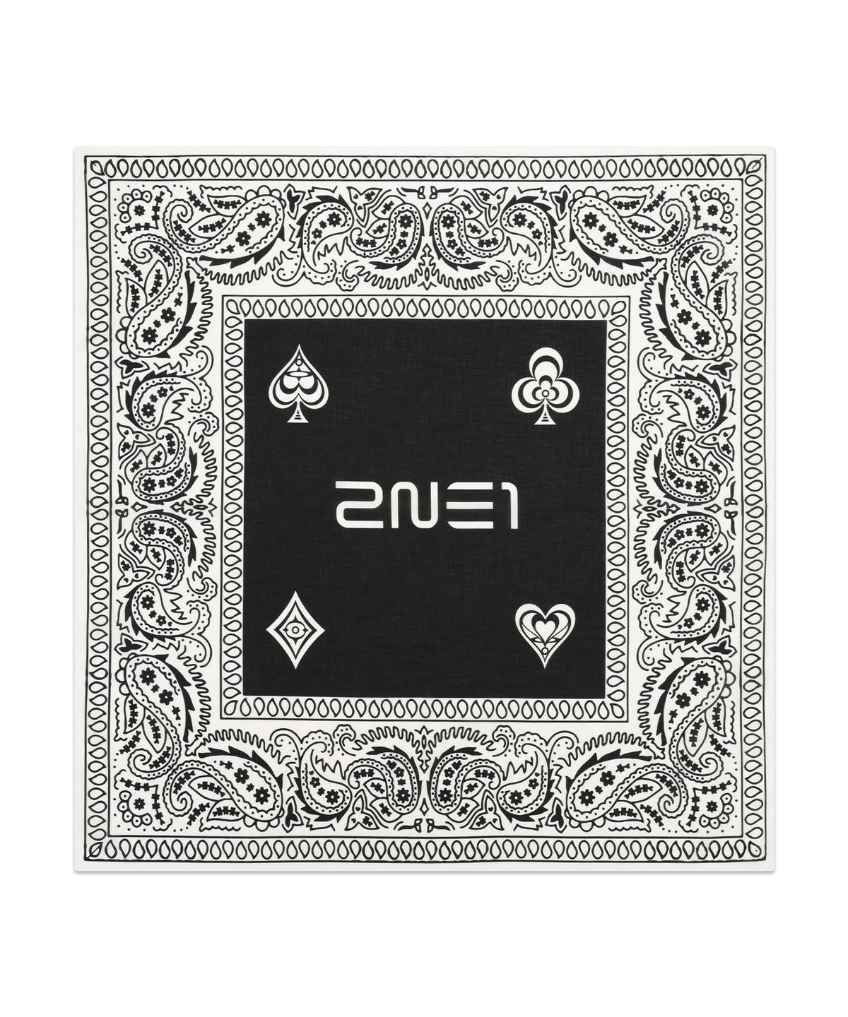 블랙핑크(BLACKPINK) [WELCOMEBACK] 2NE1 BANDANA_WHITE