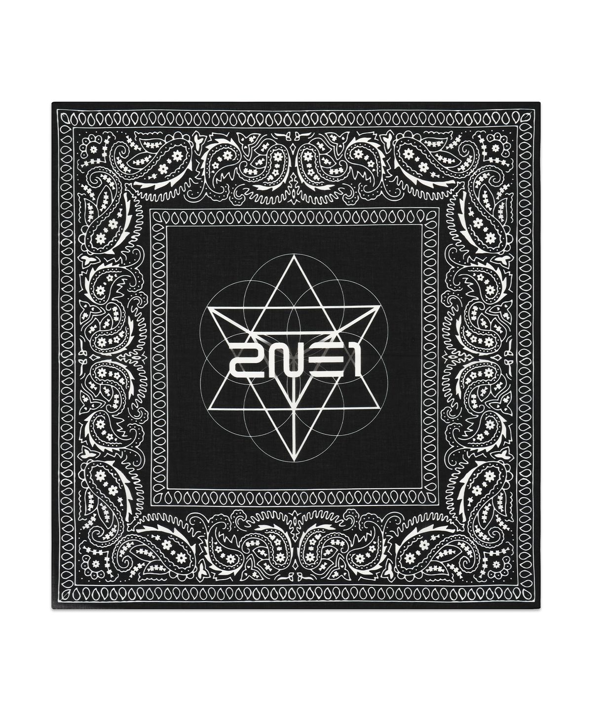 블랙핑크(BLACKPINK) [WELCOMEBACK] -2NE1 BANDANA_BLACK