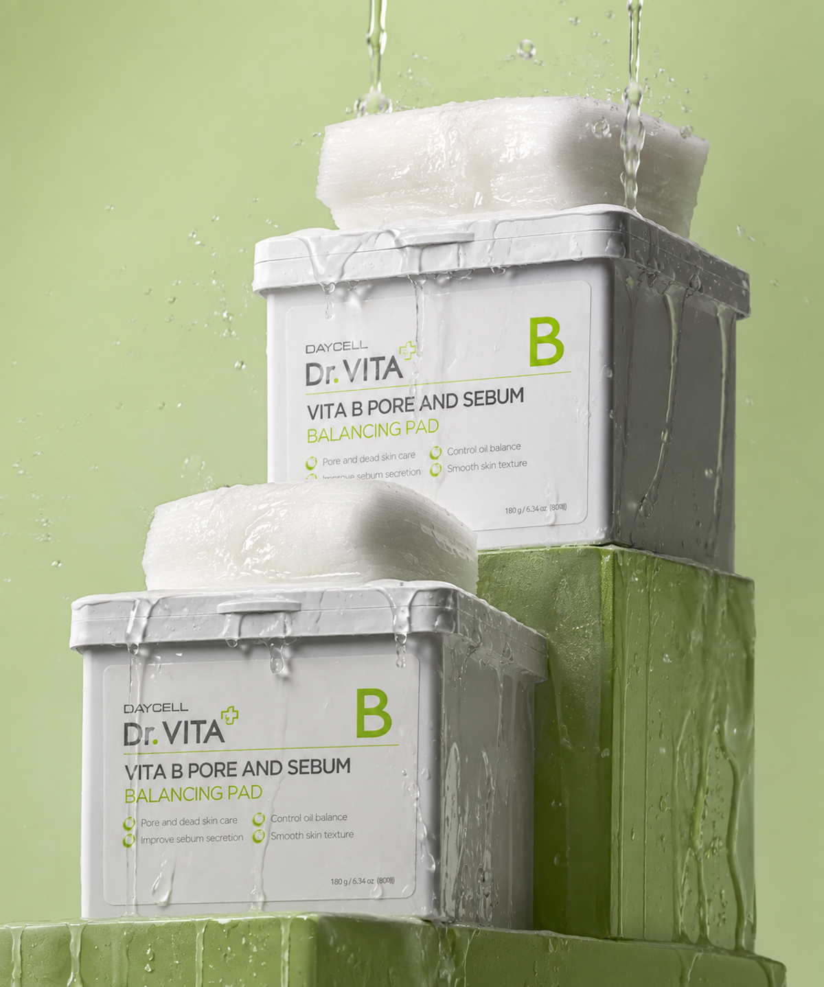 닥터비타(DRVITA) [2pack] 모공케어 비타민B 포어 앤 세범 밸런싱 패드 180g 80매+80매+사은품증정