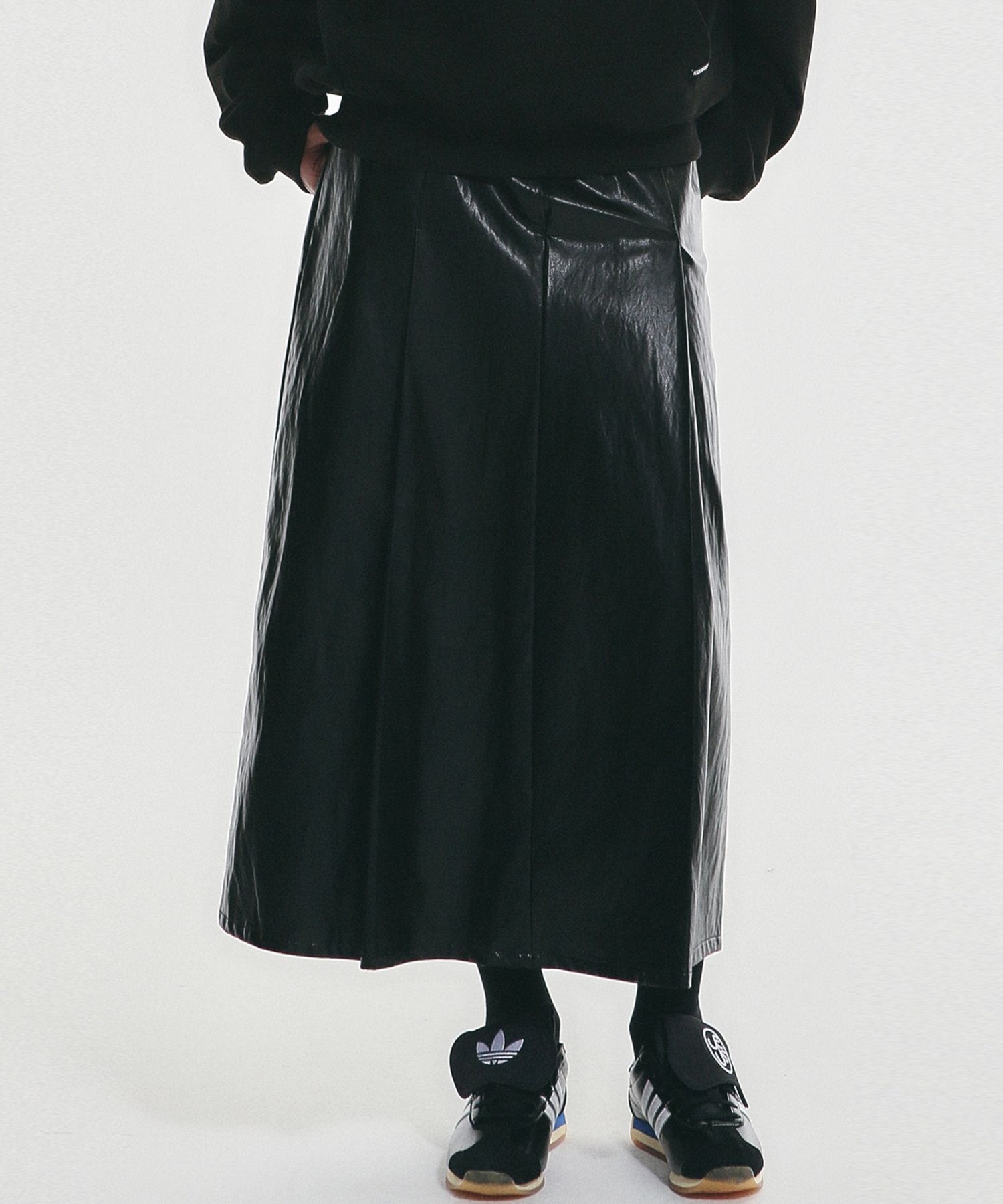 【NICK&NICOLE】 BANDING PLEATS LONG SKIRT ★送料無料★ Z Supply Nicoline Crinkle Midi Skirt - Pants Store