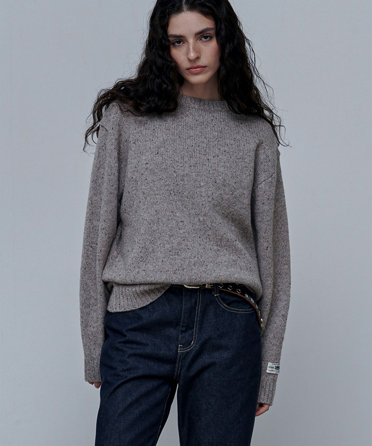 애니타임로릭(ANYTIME LOREAK) CANDY ROUND KNIT-COCOA(W)