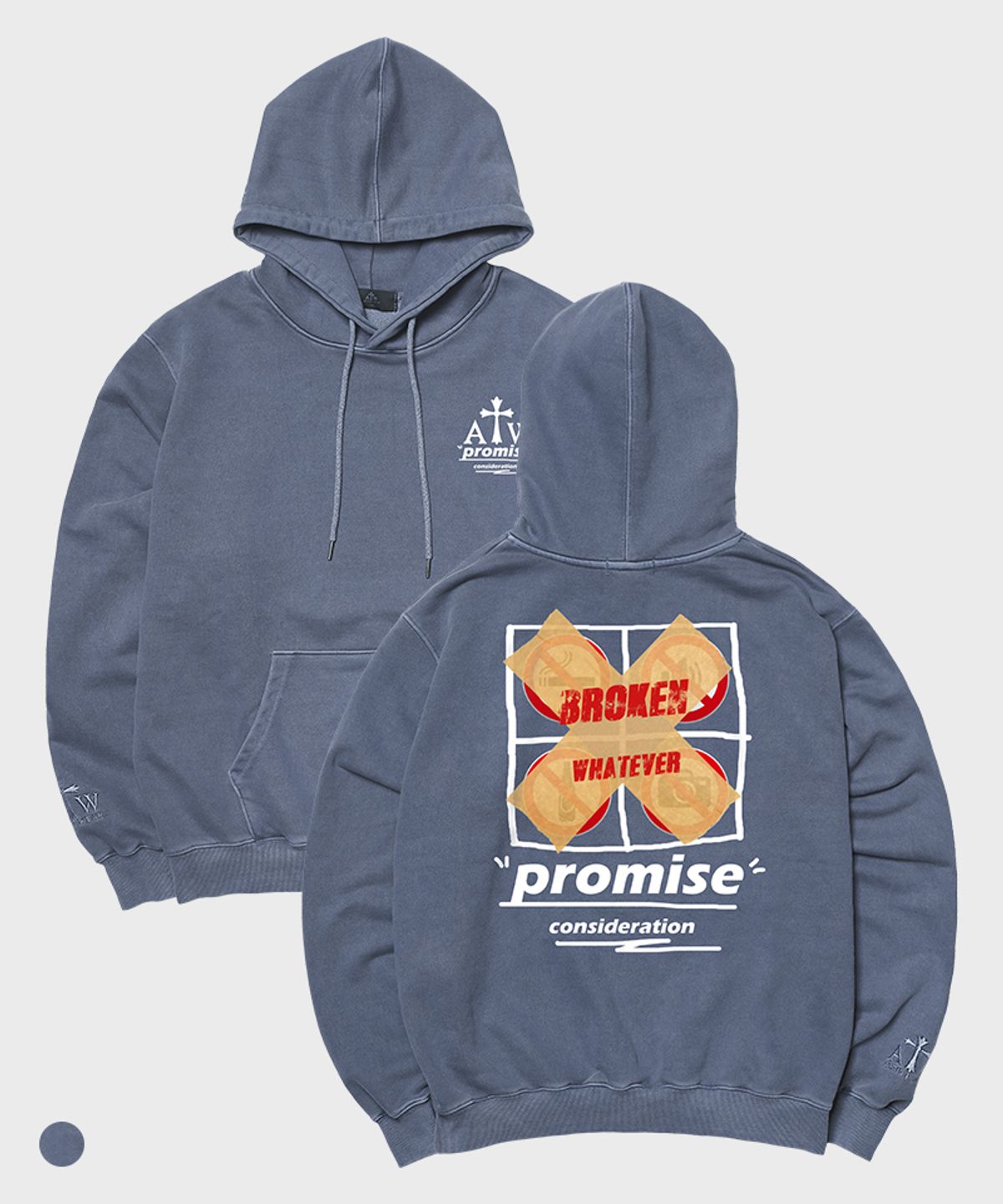 아티스트웨어(ARTISTWEAR) [ATW] 프로미스 피그먼트 후드