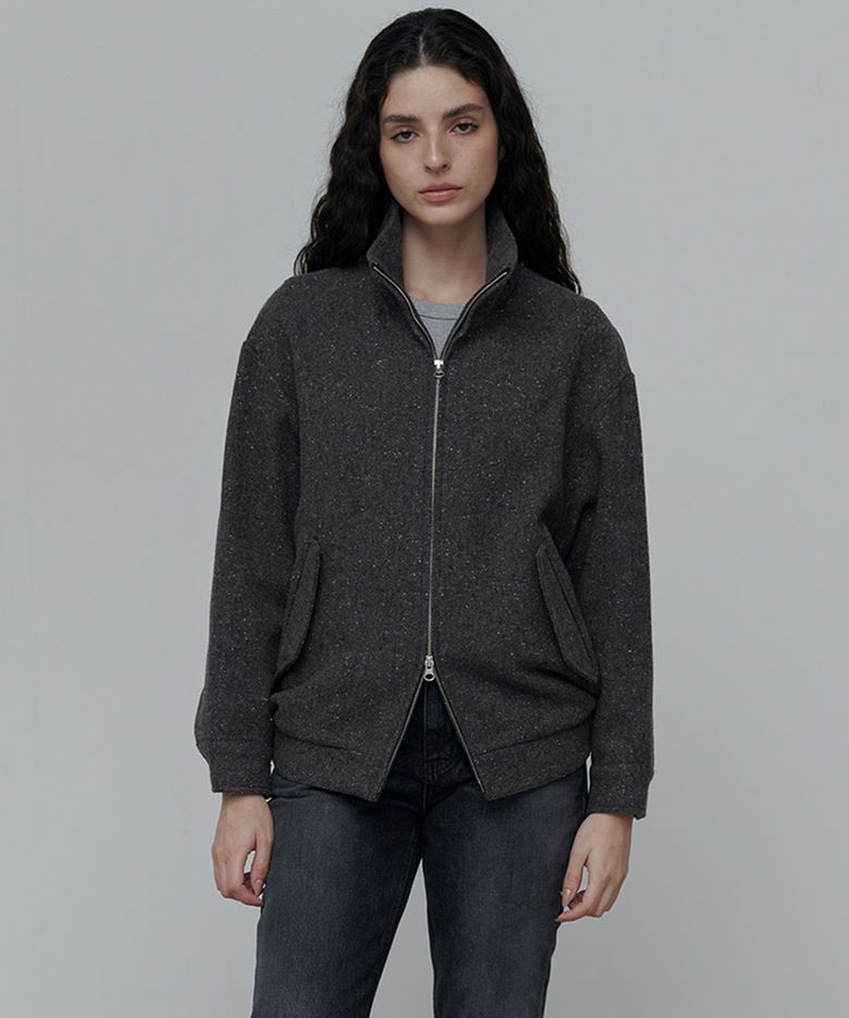CANDY HARRINGTON JACKET-BROWN(W)