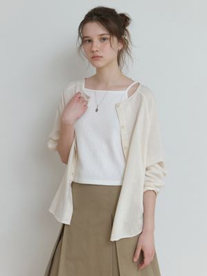 Paper cotton blouse (natural)