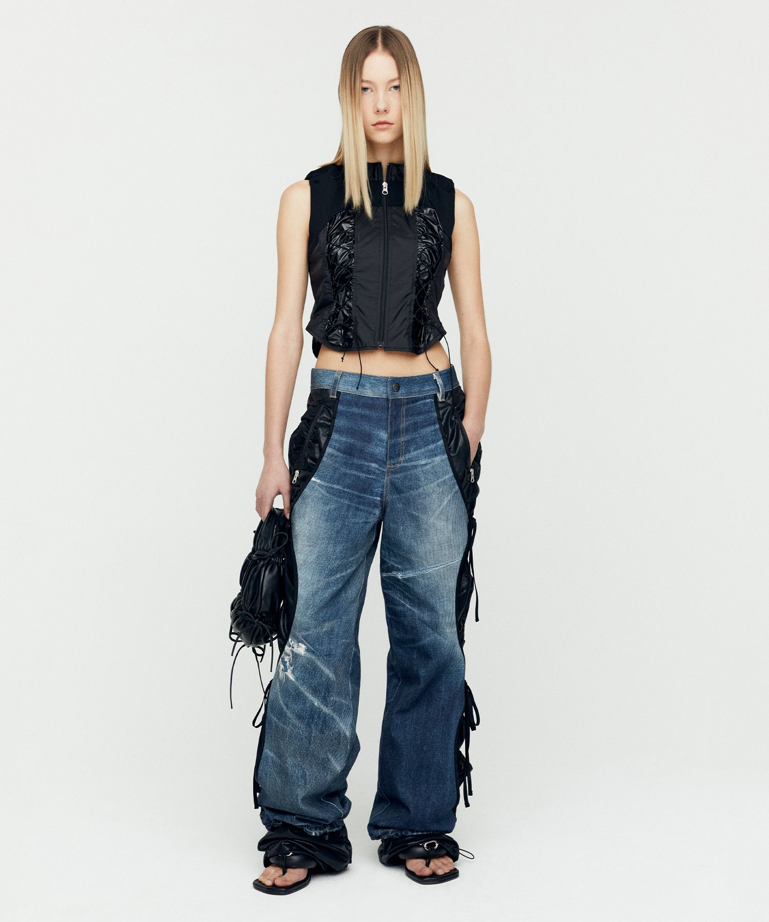 【関税込み】Andersson Bell ジーンズ MUSINSA公式 | ANDERSSON BELL FOR WOMEN Denim Trompe L'Oeil