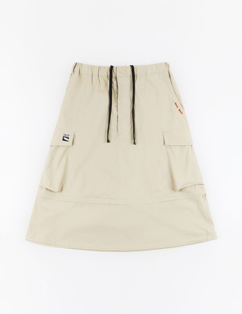 [HOWOE] CueQ Skirt (Beige)