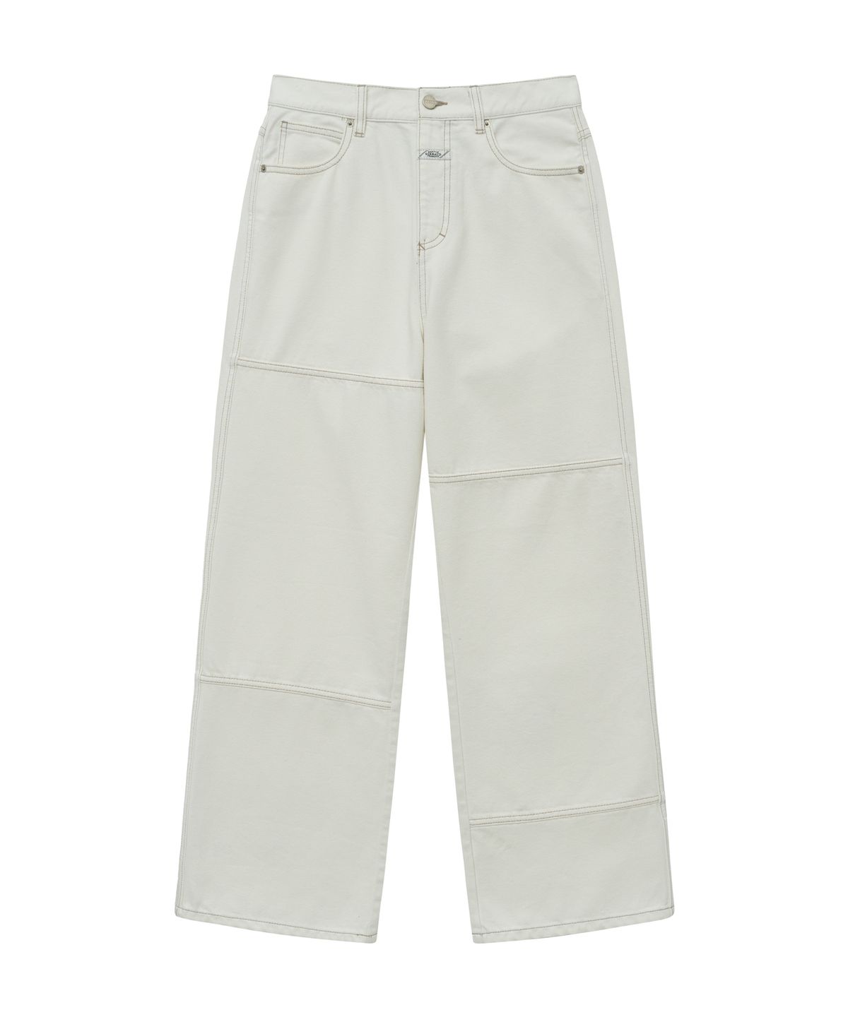 마리떼 프랑소와 저버(MARITHÉ + FRANҪOIS GIRBAUD) M PATCH WORK DENIM PANTS ecru