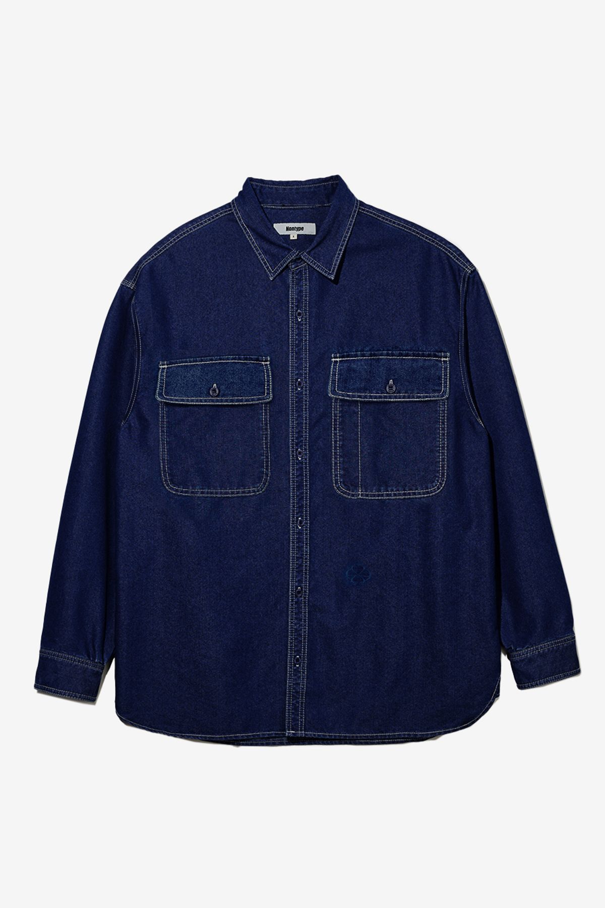 논타입(NONTYPE) STITCH DENIM SHIRTS (INDIGO)