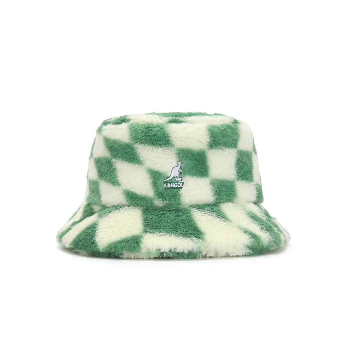 캉골(KANGOL) 포우 퍼 버켓 4370 그린체크