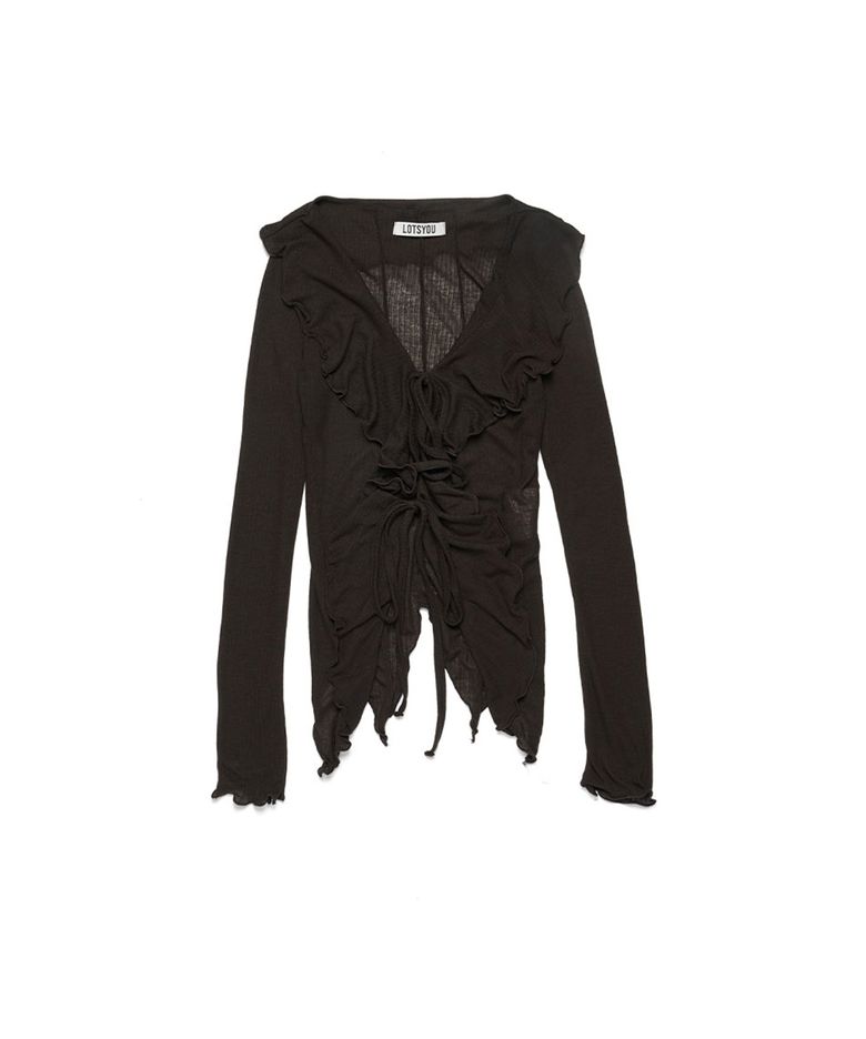 lotsyou_Giselle Cardigan Khaki