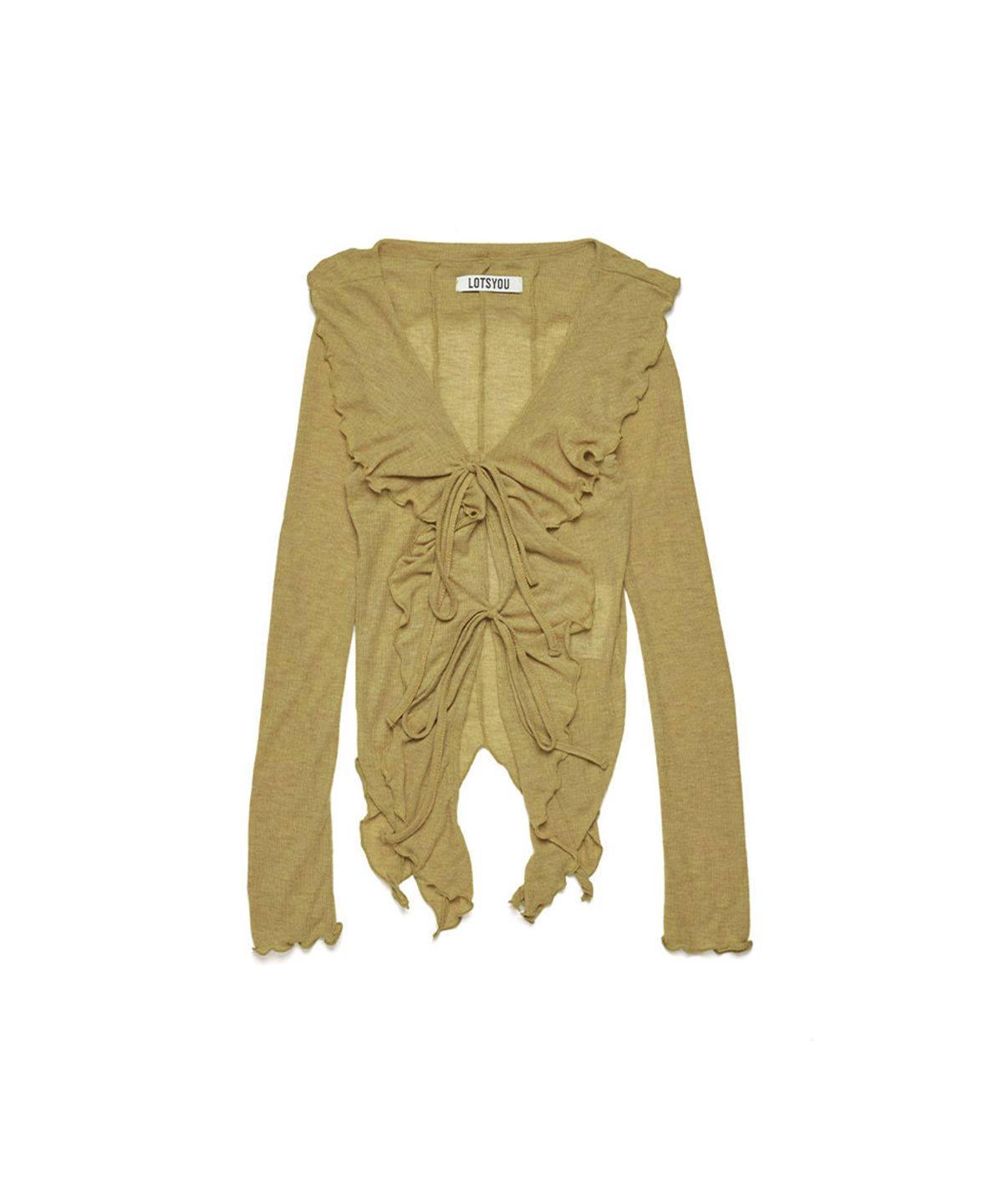 라츠유(LOTSYOU) lotsyou_Giselle Cardigan Olive
