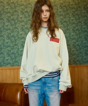 ALPHABET SWEATSHIRT / beige