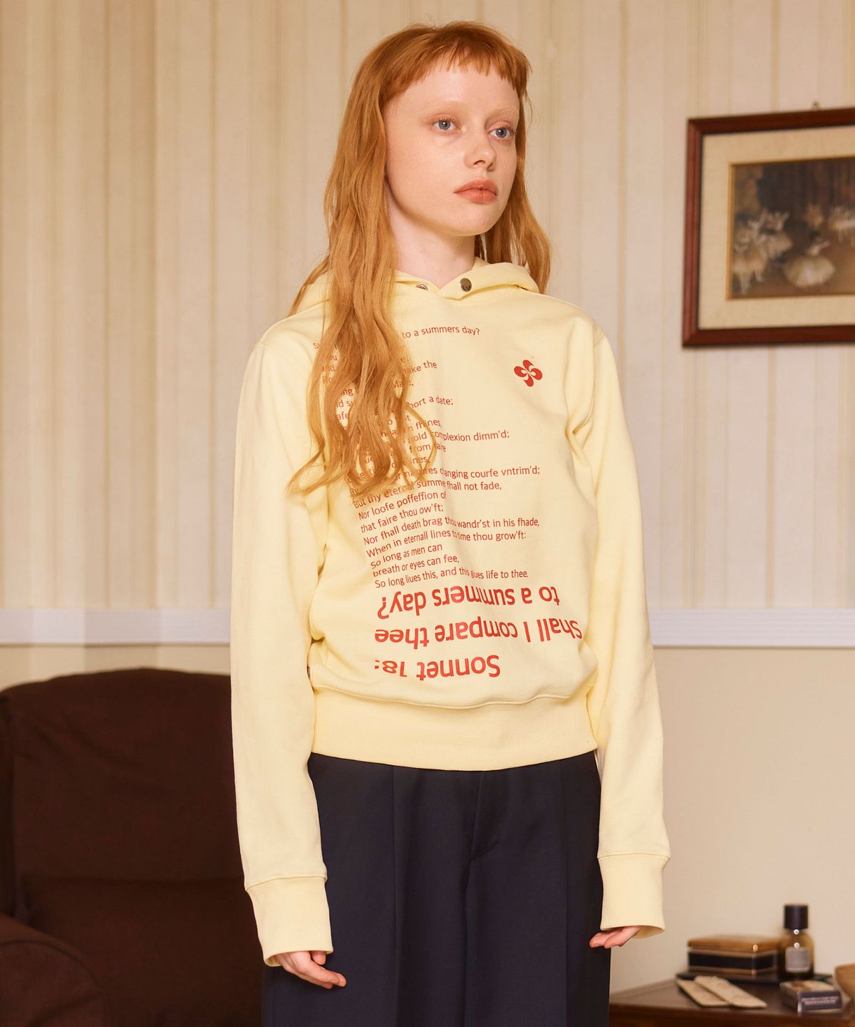 헤레틱(HERETIC) SONNET 18 HOODIE (STANDARD) / butter