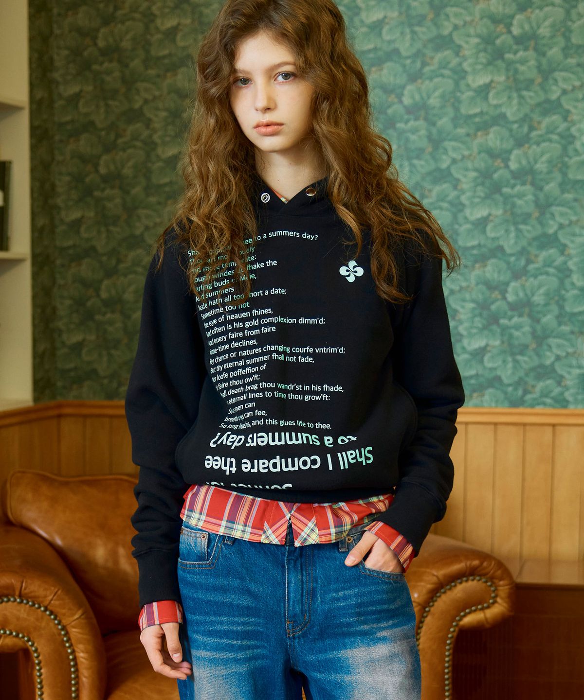 헤레틱(HERETIC) SONNET 18 HOODIE (STANDARD) / black