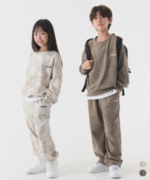 [SET] 타이다이 로고 맨투맨&스트링 팬츠 셋업 (2color)