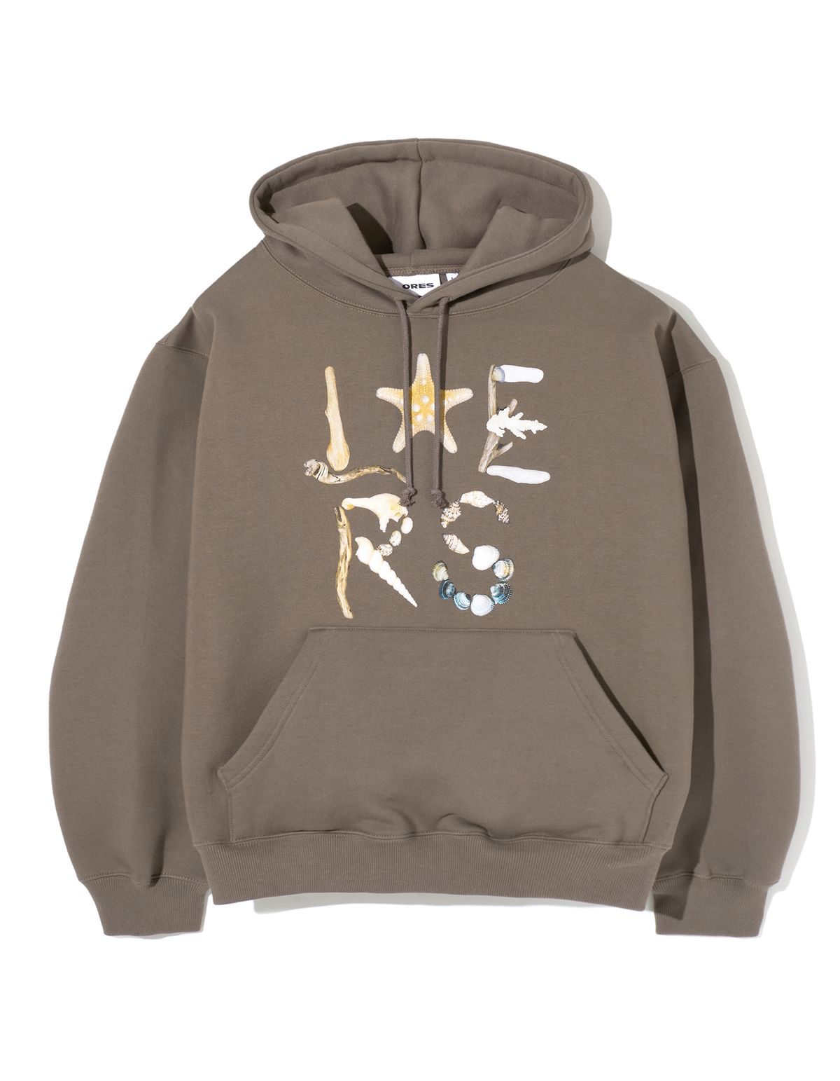 로어즈(LORES) Coral Pullover Hoodie - Taupe