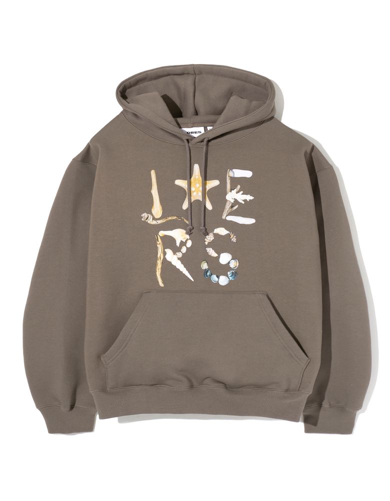Coral Pullover Hoodie - Taupe