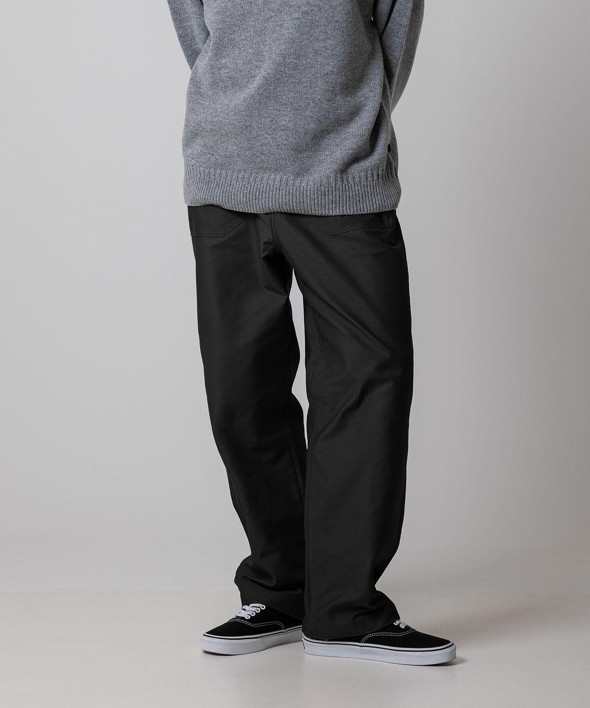 디키즈(DICKIES) 백사틴 퍼티그 팬츠 Black