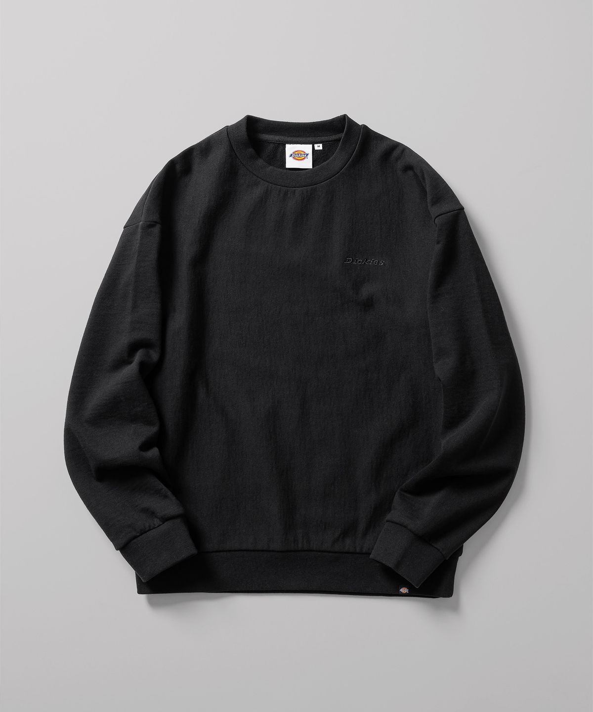 디키즈(DICKIES) 베이직 로고 스웨트셔츠 Black