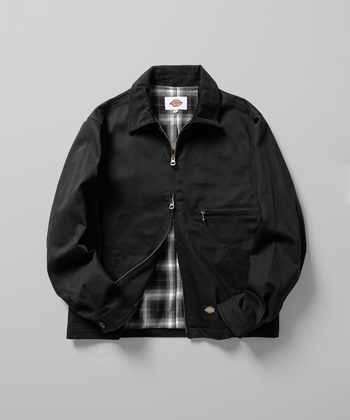 디키즈(DICKIES) 트윌 워크 재킷 Black