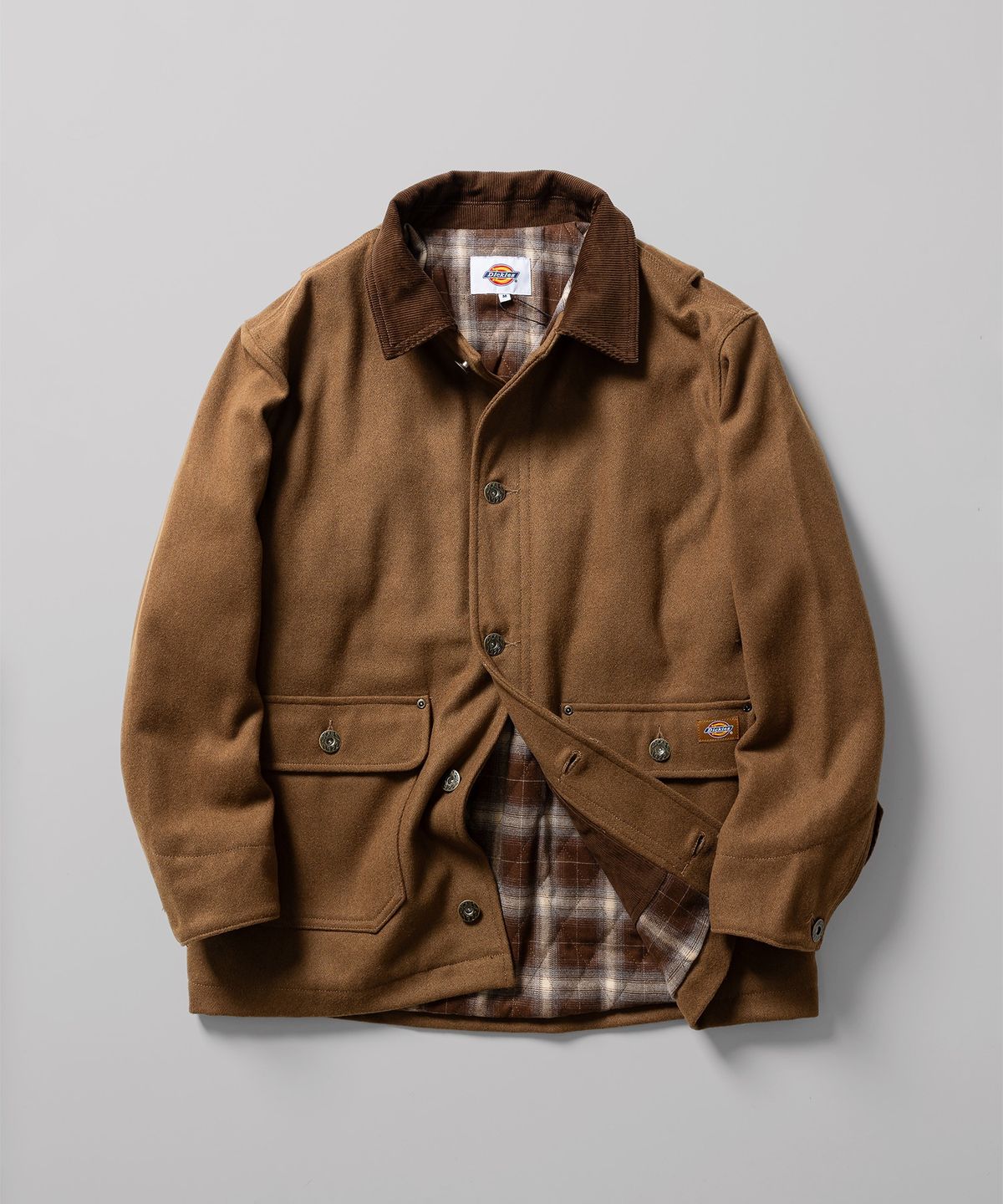 디키즈(DICKIES) 울 초어 재킷 Brown