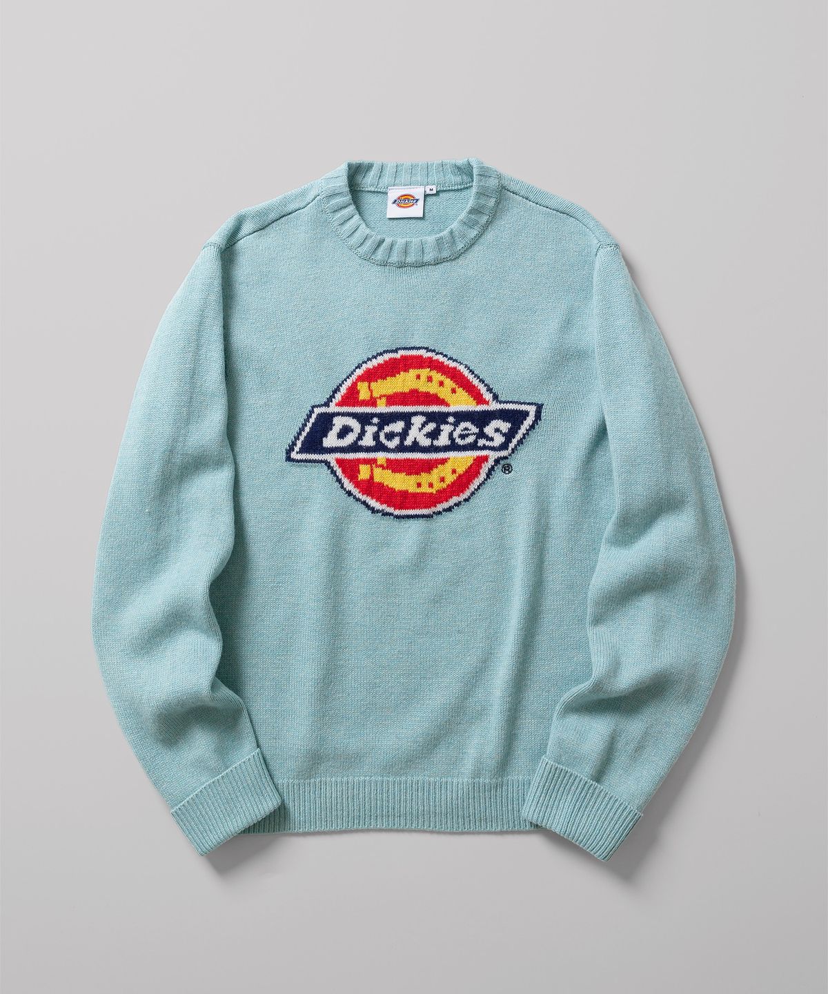 디키즈(DICKIES) 트리 로고 풀오버 니트 Skyblue