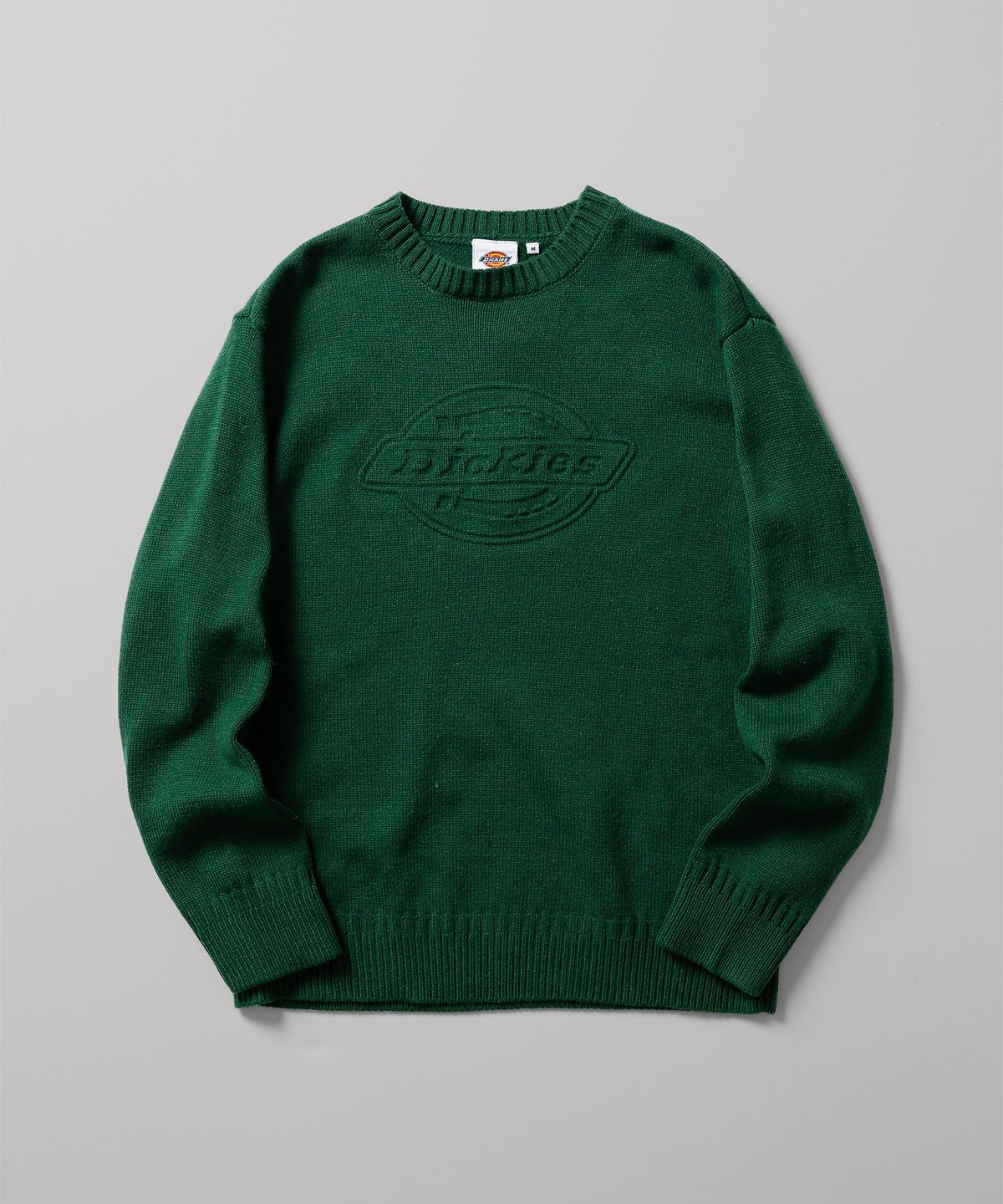 디키즈(DICKIES) 엠보스드 로고 풀오버 니트 Green