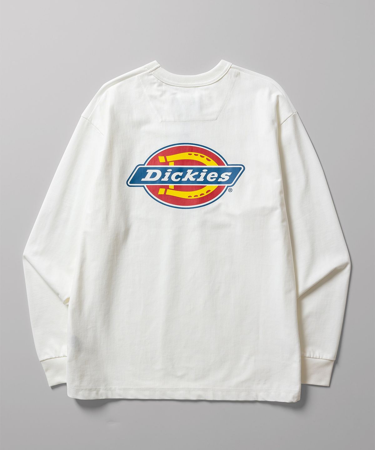 디키즈(DICKIES) 백 트리 로고 롱슬리브 White