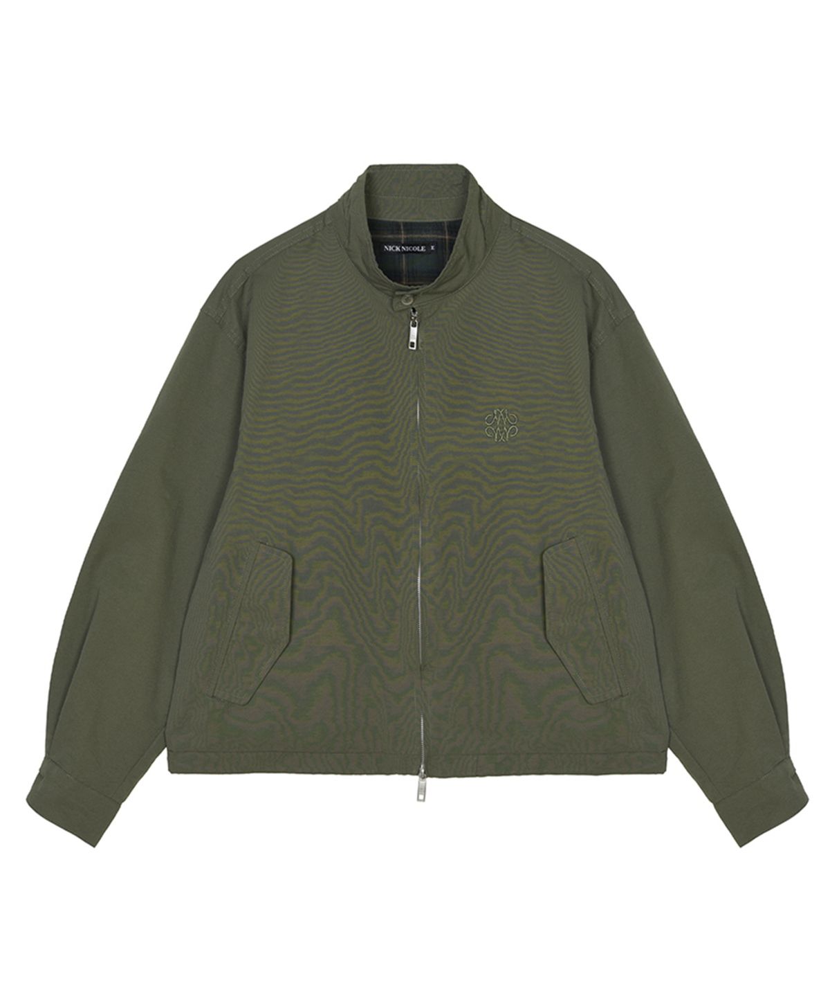 닉앤니콜(NICK&NICOLE) NICOLE TWO WAY WIND BARACUTA JUMPER_KHAKI
