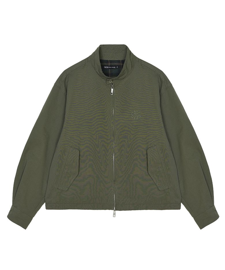 NICOLE TWO WAY WIND BARACUTA JUMPER_KHAKI