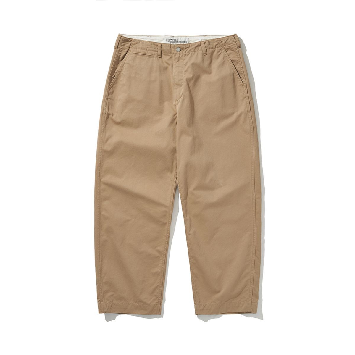 히즈핸더(HISHANDER) [O.F.C] OFFICER WIDE CHINO PANTS [Beige]