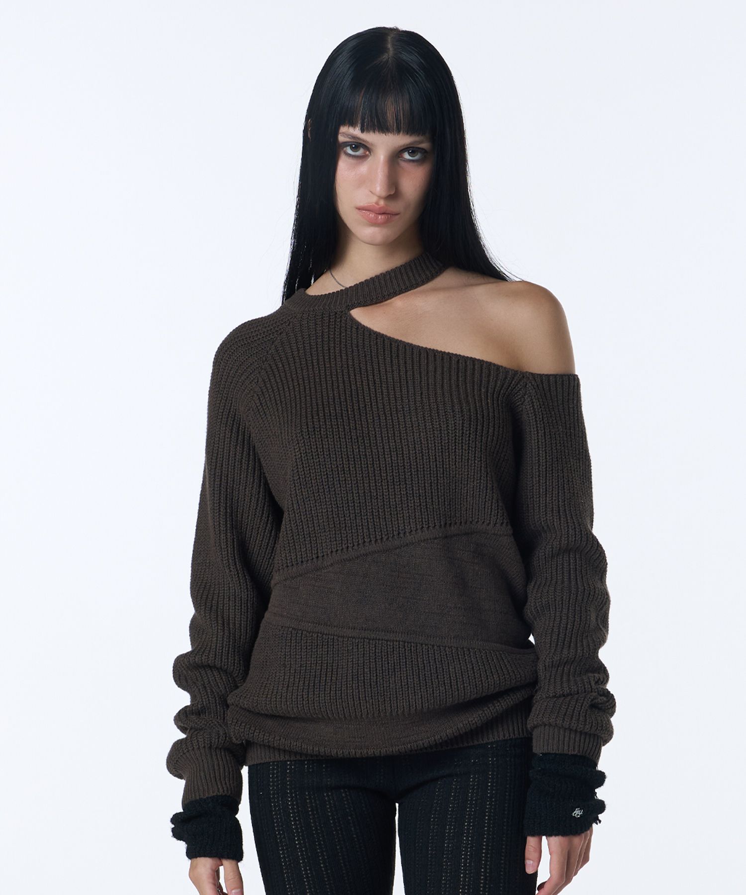 韓国人気 ORDINARY HOLIDAY OFF SHOULDER ONE PIECE チャコール Ordinary Holiday | Official Store – Shop Trendy Fashion at