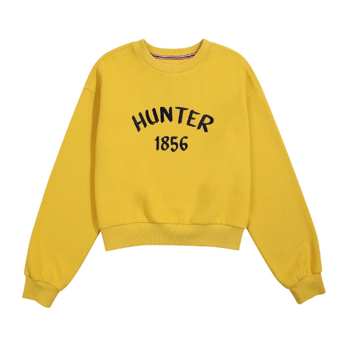 헌터(HUNTER) [WOMEN] 1865 로고 스웨트셔츠 - 오커선라이즈 HBW0004AMZOCH
