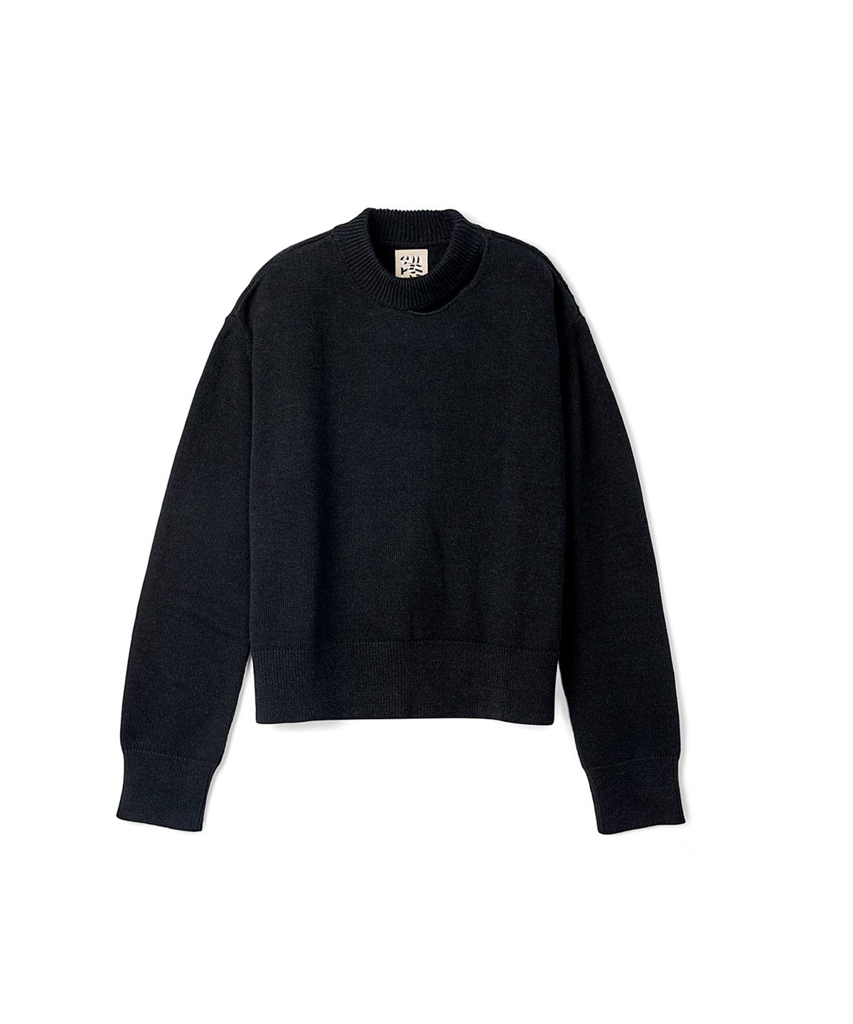 캠퍼랩(CAMPERLAB) Melange Knit Sweater Black