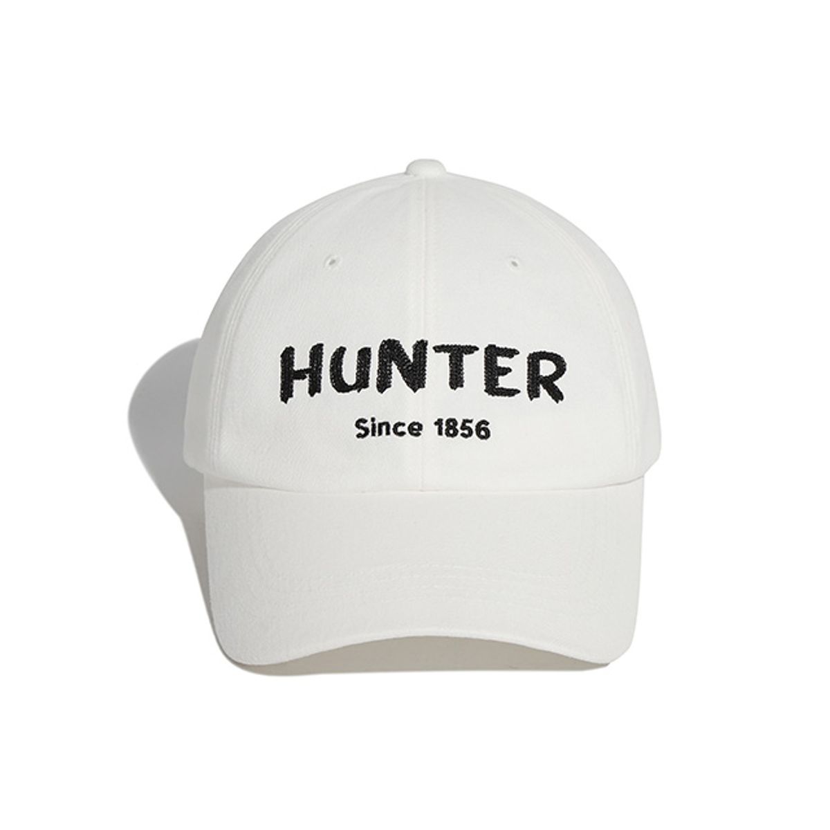 헌터(HUNTER) [UNISEX] 트윌 자수 로고 캡 - 화이트 HBW0001CHZWHT