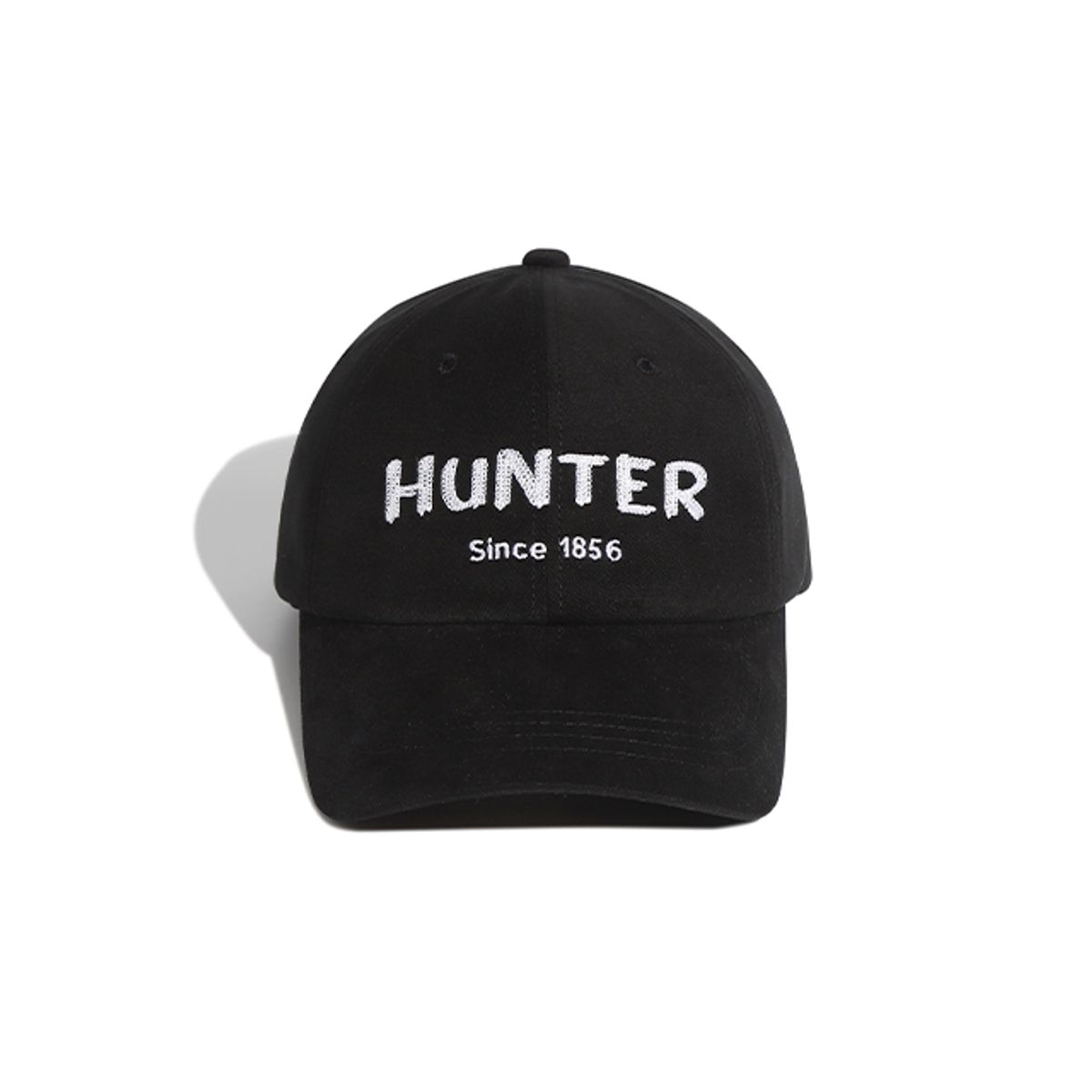 헌터(HUNTER) [UNISEX] 트윌 자수 로고 캡 - 블랙 HBW0001CHZBLK
