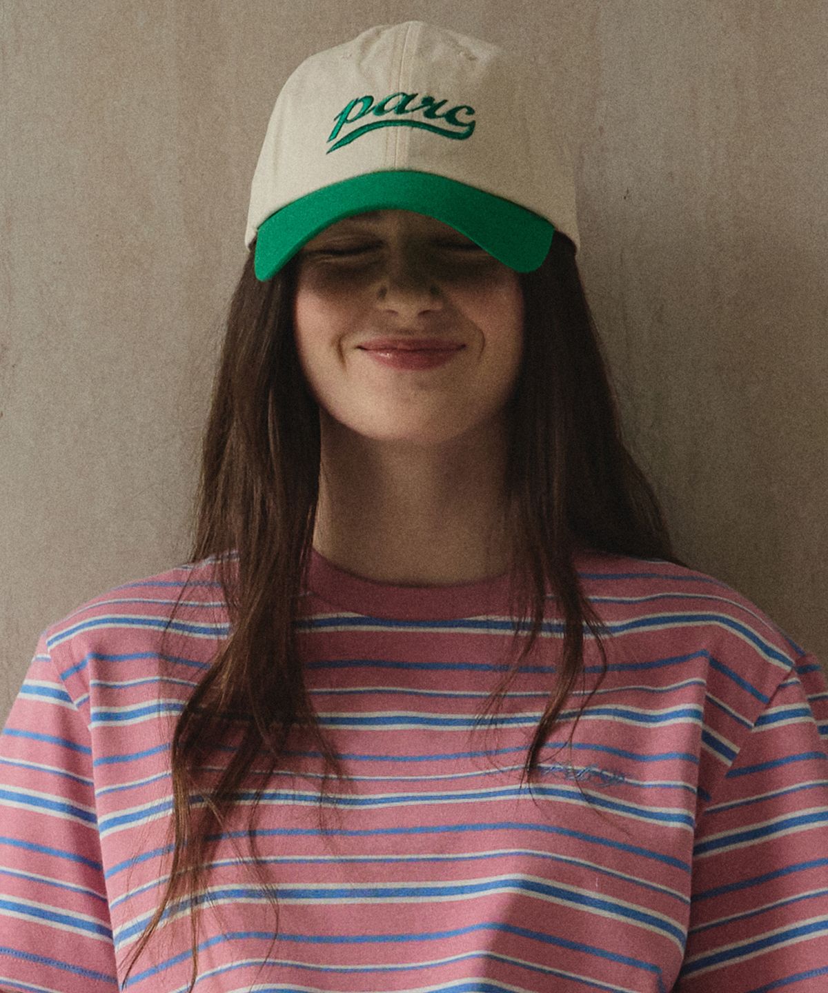 스튜디오앤파르크(STUDIO&PARC) Parc Color block Ball Cap_Green