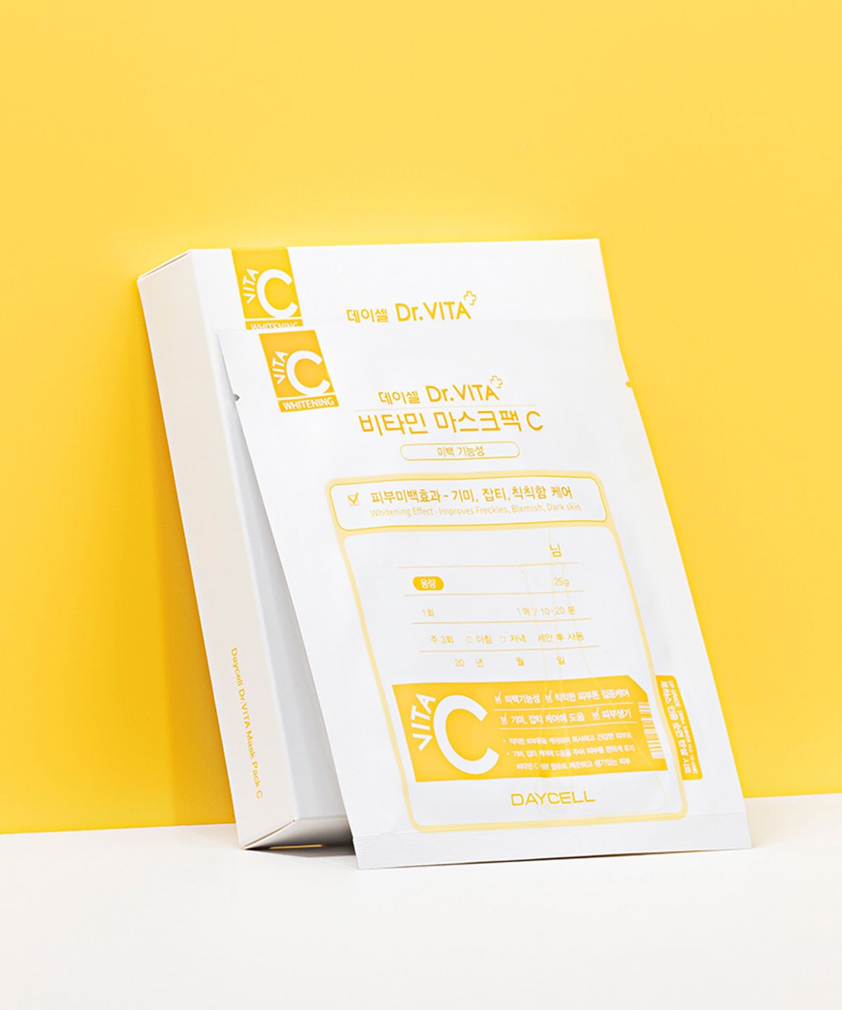 닥터비타(DRVITA) 마스크 팩 집중 미백케어 (C) 25g x 10매